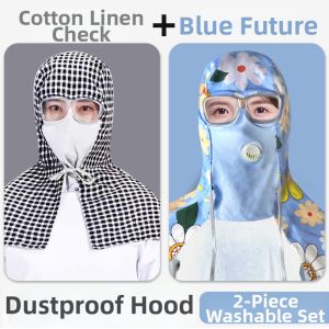 Dust and Pesticide Protection Mens Cape Hood for Cutting and Grinding