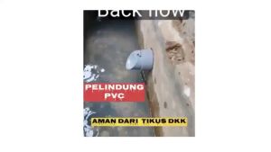 Fitting Pipa Rucika Otomatis Buka Tutup 4 Inci Anti Tikus Dan Banjir