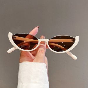 Half Frame Cat-eye Sunglasses Fashion Style Colored Womens Sunglasses Uv400