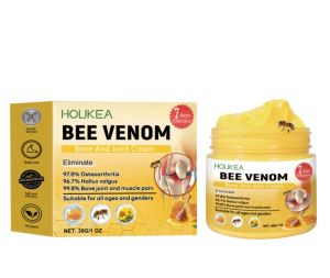 【Effective】Houkea 30g Bee Venom Cream Repair Hand And Foot Skin Redness And Itchiness Moisturizing And Smoothing Skin Care Cream Body Care Bee Essence Venous Repair Cream Joint Bone Healing Arthritis Leg Pain And Swelling Relief Health Care Cream