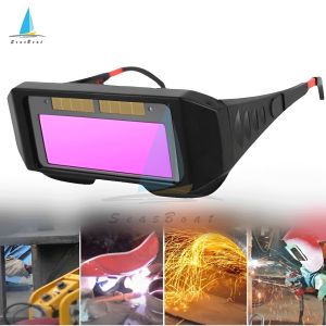 【Seasboat】 Solar Auto Darkening Welding Goggle Safety Protective Glasses Mask Helmet Eyes Anti-glare Goggles Mask