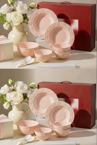mornenjoy | Luxury Wedding Gift Dinnerware Set for New Couples