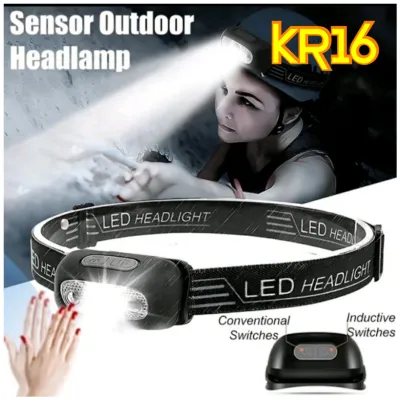 Senter LED Kepala Mini | Headlamp Rechargeablel Lampu Darurat | senter kepala outdor | bayar COD