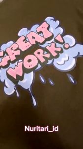 GREAT WORK T-SHIRT COTTON KIYOWO FIT L