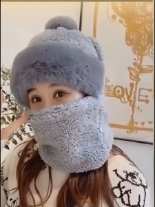 Mens Beanies Hat Women Cycling Windproof Neck Warmer Neck Mask With Ear Protection Windproof Hat Cycling