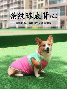 Spring Summer New Style Thin Teddy Corgi Vest for Medium Dogs Pet Supplies Small Dogs Clothing Casual Spliced Vest