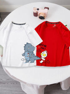 Ultraman Boys Cotton T-Shirt Short Sleeve Kids Casual Wear Summer Fashion Childrens Clothing Pure Cotton round Neck Tee