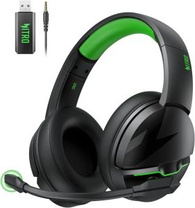 Acer | Acer K2 Headsets Gamer 100H Battery Dynamic Clear Voice Mic Bluetooth Gaming Headphones for PC PS4 Wireless Gaming Headset