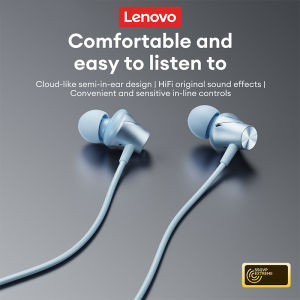Lenovo | Original Lenovo YF37 Wired Gaming Esports Headphones HiFi Stereo Earphones Type-C/3.5mm Headset With Mic for Phone PC Laptop Max