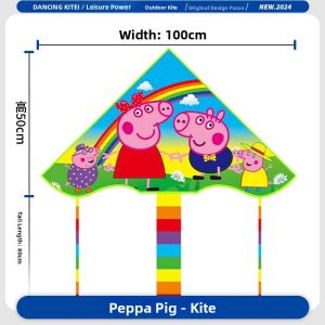 XIAOYAOJIN | Piglet Themed Cartoon Easy Flying Beginners Children Kite