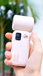 LUMO ULTRA TURBO พัดลมพกพา พัดลมมือถือ แรงเทอร์โบ ปรับระดับความแรง 100 ระดับ รับประกัน 1ปี ใช้งาน 8ชม. ลมแรงถึงใจ