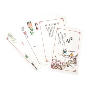 Papier dArt Papier dArt Pour Cuisine Placemat Calligraphie Décoration De Plateau De Salade Froid Hôtel Créatif Alimentaire