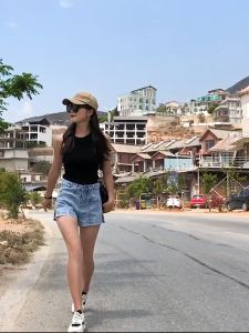 Loose Wide-leg Denim Shorts 宽松阔腿牛仔短裤