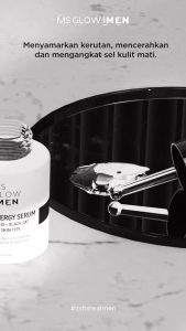 MS GLOW MEN MENCERAHKAN WAJAH KUSAM DAN MEREDAKAN JERAWAT UNTUK SEMUA TIPE KULIT ORIGINAL BPOM