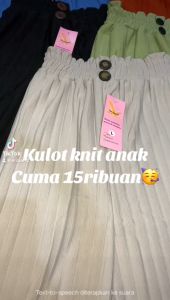 Derani - kulot hornet anak usia 2-12 tahun (COD) Material knit hornet