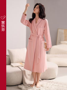 JIALEFEN | Cotton Long Thin Womens Robe