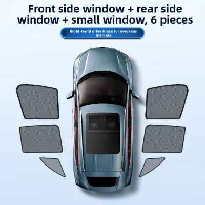Insulated Sunscreen Magnetic Shade for Toyota Hiace 300 Series