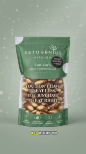 Ketogenius Kitchen Roasted Brazil Nuts (Unsalted) 110g - Slow Roasted Healthy Snack Natural
