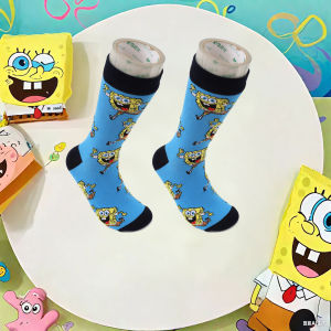 1/5 Pairs of Cartoon Cute Knitted Thigh High Socks for Men and Women