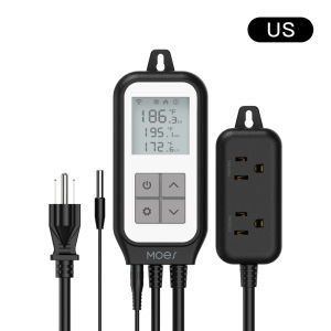 MOES | MOES WiFi Smart Thermostat Plug Tuya Digital Temperature Controller for Heating & Cooling Smart Life App