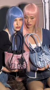 พร้อมส่ง - MERGE A Day Bag Mini in glitter 4 สีใหม่