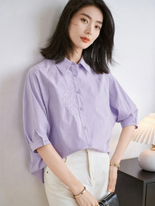 Misoshine | Summer Elegant Chinese Style Embroidered Shirt