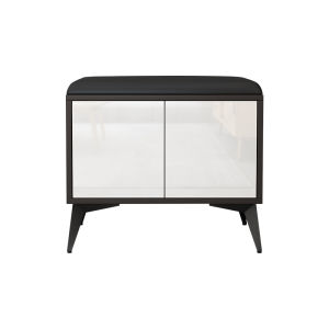 ENLUOLIJIA | Entry Shoe-changing Bench with Storage and Cushioned Seat