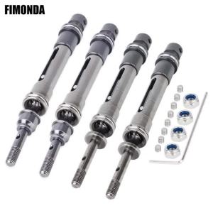 Bộ Trục Truyền Động Fimonda RC CVD Bằng Thép Trục Trước & Sau Dành Cho Xe Traxxas 1/10 Slash 4X4 Rustler Stampede 4X4 VXL Phụ Tùng Nâng Cấp Bằng Kim Loại