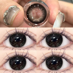 [COD&Free Lenscase] BIG EYES SERIES SOFLENS Korea Mata Yang Besar Warna Lensa Kontak Softlens Mata Diameter 14.5MM Normal 0-8.00 minus Misterius Black/Coffee