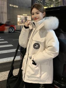 2024 Winter Thickened Cotton Jacket Womens Workwear Short Size Korean Design Sense Cotton Coat Outerwear Fashionable Commute Style