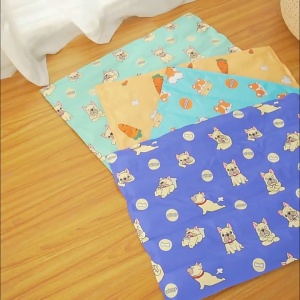 [Pet Cooling Mat] Summer Gel Pad for Dogs & Cats – Cool Washable Dirt-Resistant Comfy Bed Mat