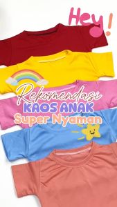 Kaos Isyana Uk Bayi - 6 Tahun: Pilihan Terbaik Kaos Anak Perempuan