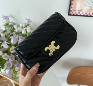 Tas Selempang Kulit Wanita Tas Hp Cewek Rantai Messenger Mini Bag INJ188