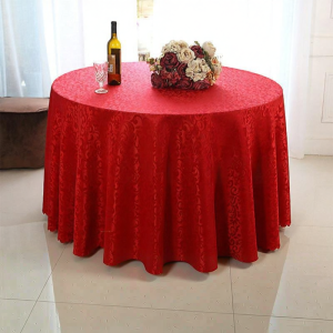 Polyester Plain Weave Lace Conference Wedding Tablecloth