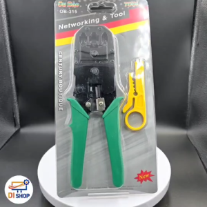 Network Cable Tool Green: RJ45 CAT5 RJ11 RJ12 LAN Cable Wire Crimper Crimp Plier Strip