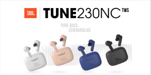 JBL Tune230 NC True Wireless Earbuds IPX4 Waterproof and Dustproof Black