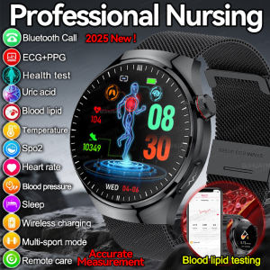 2025 New For XIAOMI Sapphire Glass ECG+PPG Smart Watch Men Uric Acid Body Fat Five Organ Health Watches Bluetooth Call Bracelet