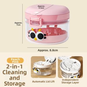 Portable Pediatric Orthodontic Retainer Storage Box