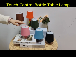 LED Wine Bottle Lamp Reading Wireless Bottle Lamp 3 Colors Dimmable Wine Bottle Light USB Rechargeable Small Night Light