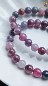 Premium Grade Natural Duo Bao Old Mine Colorful Spinel Bracelet