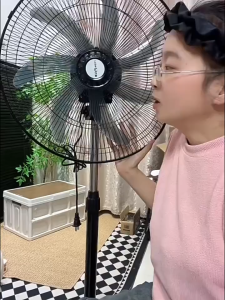 YOWXII 20 Inch Industrial Floor Fan Strong Stand Fan Electric Fan Silent Energy-Saving Electric Fan
