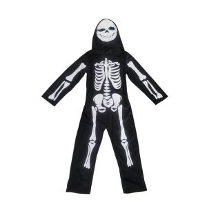 Kids Halloween Scary Zombie Cosplay Costumes Skeleton Skull Costume Suit Costume Carnival Party Dress Up Jumpsuits and Mask
