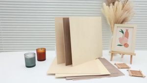 Unfinished Basswood Sheets Natural Wood Boards Thin Plywood Planks Birch Timber Pieces For DIY Drawing Painting Craft