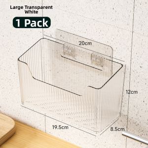 Garlic and Ginger Wall-mounted Storage Basket