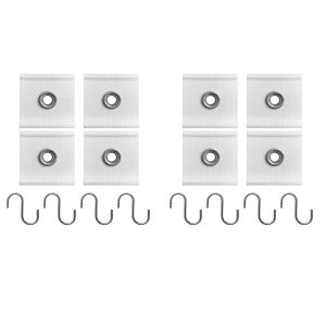 4Pcs S Shaped Camping Awning Hooks Clips Durable RV Tent Hangers Light Hangers with Holes Practical Caravan Camperb Accessories