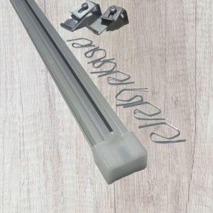 Batang Gorden Ukuran 1 meter Untuk Pintu Fullset Rel Kawat s Penyangga Tutup 75 cm jendela minimalis