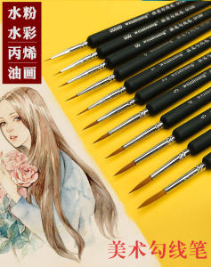 WEIZHUANG | Ultra-fine Detail Brush Set for Sketching Watercolor Gouache and Chinese Painting