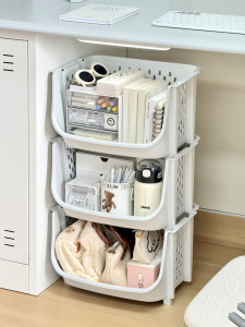 ตู้เสื้อผ้าแบบแยกชั้นสำหรับห้องนอนหลายชั้น จัดระเบียบสิ่งของใต้โต๊ะ กระดานเก็บของสำหรับที่พักชั้นบน