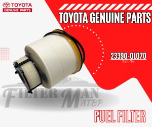 TOYOTA GENUINE PARTS - FUEL FILTER  23390-0L070 (INNOVA FORTUNER HILUX 2016-2023)