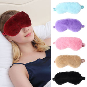 Same Day Ship: Soft Plush Eye Mask - 5 Color Options